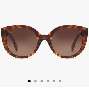 DIFF sunglasses.